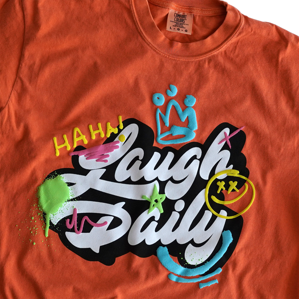 LAUGH DAILY - GRAFFITI - T-SHIRT